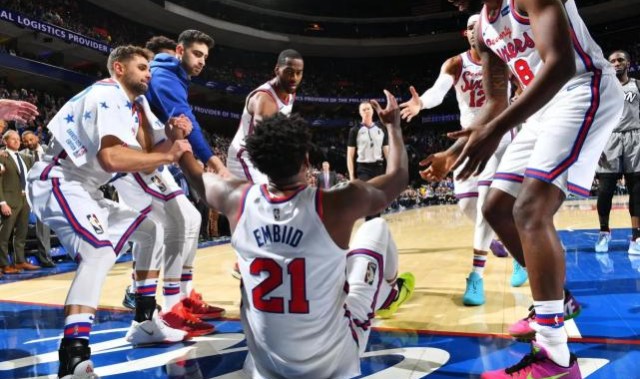 raybet- 76人恩比德伤愈回归，内线统治力依旧惊人  